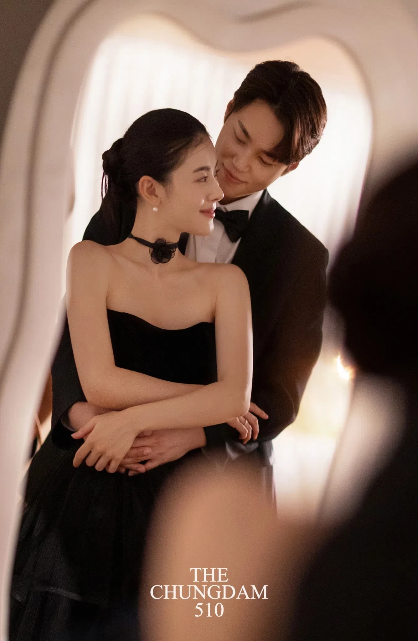 더청담 스튜디오 THE CHUNGDAM 510 블랙 드레스 에디토리얼 커플 웨딩 포트폴리오 컷